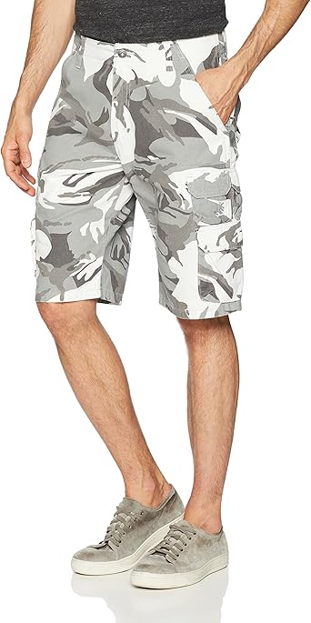 wrangler men's relaxed fit cargo shorts