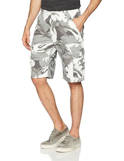 wrangler men's twill cargo shorts