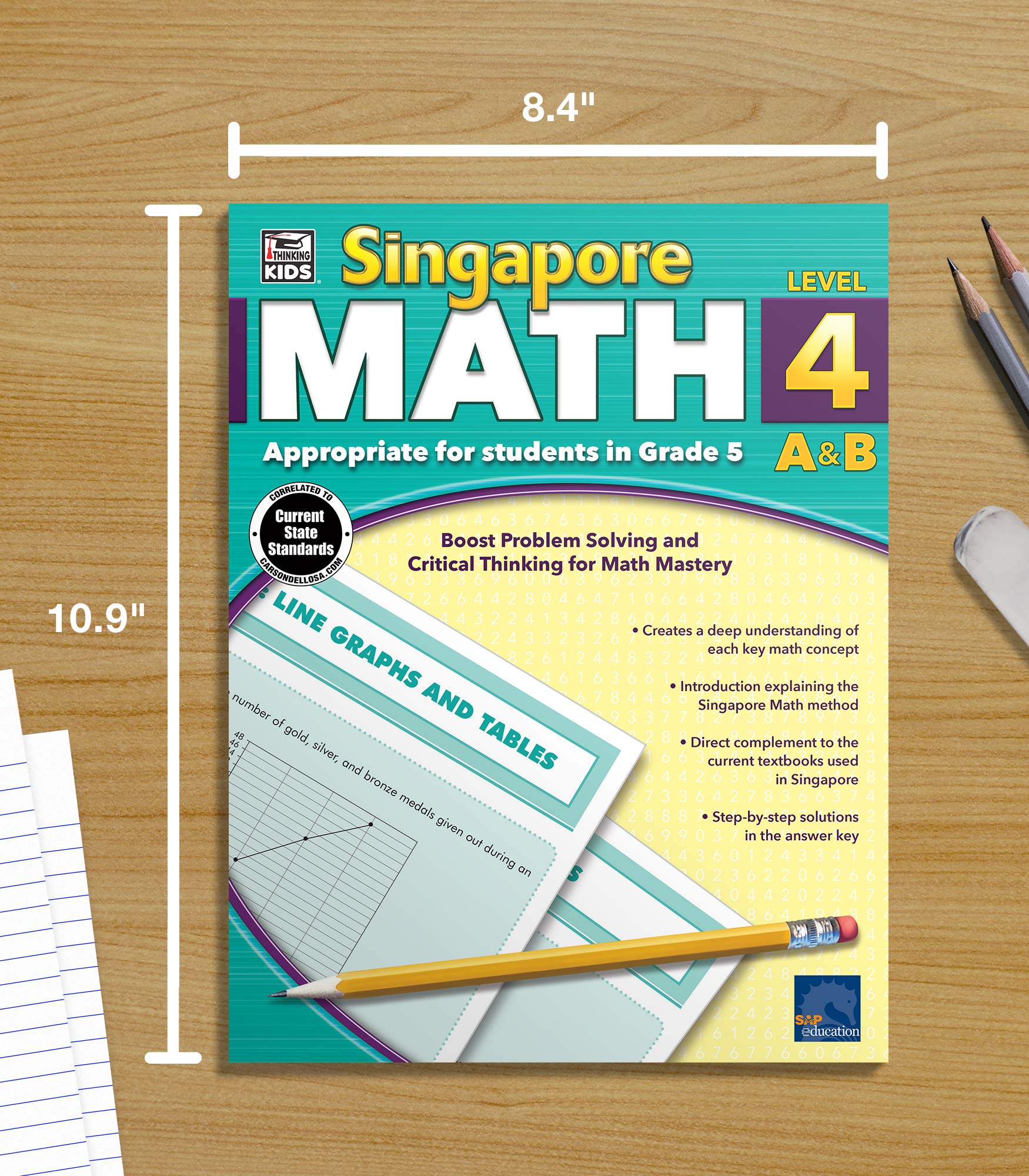 Singapore Math, Level 4 A & B (Volume 25)