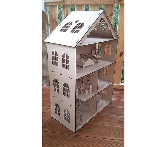 wooden doll house kits