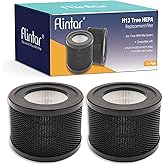 Flintar TT-AP001 Replacement Filter, Compatible with TaoTronics TT-AP001 Air Purifier and VAVA VA-EE014 Air Purifier, 3-in-1 H13 Grade Filtration and Activated Carbon Filter Set, 2-Pack