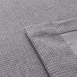 Vangao Blue Valances for Windows Basket Weave