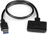 StarTech.com USB 3.0 to 2.5" SATA III Hard Drive Adapter Cable w/ UASP - SATA to USB 3.0 Converter for SSD/HDD - Hard Drive Adapter Cable
