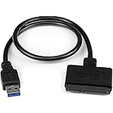 StarTech USB 3.0 to 2.5" SATA III Hard Drive Adapter Cable w/ UASP - SATA to USB 3.0 Converter for SSD/HDD