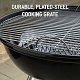 Weber Compact Kettle Charcoal Barbecue 47 cm with Stand & Wheels Black view 6