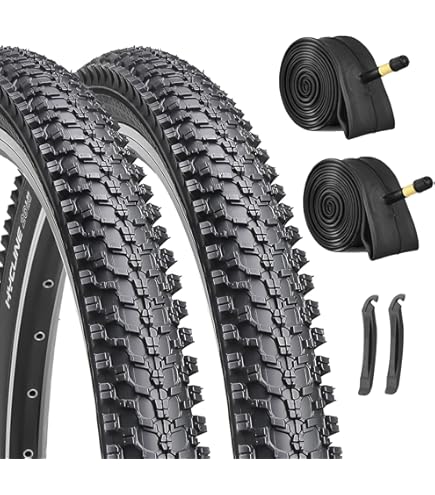 Pneumatico Nero Vancom Vc-5010 Pneumatico Mountain Bike 24 X 1.95 Con Camera Schrader - Nero, Per Bici Da Ragazzi O Adulti Tubo 25 Mm - Foto 5