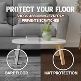 Yes4All Interlocking Floor Mats Border Oak Wood Dark 12 Tiles 12 ft² view 6