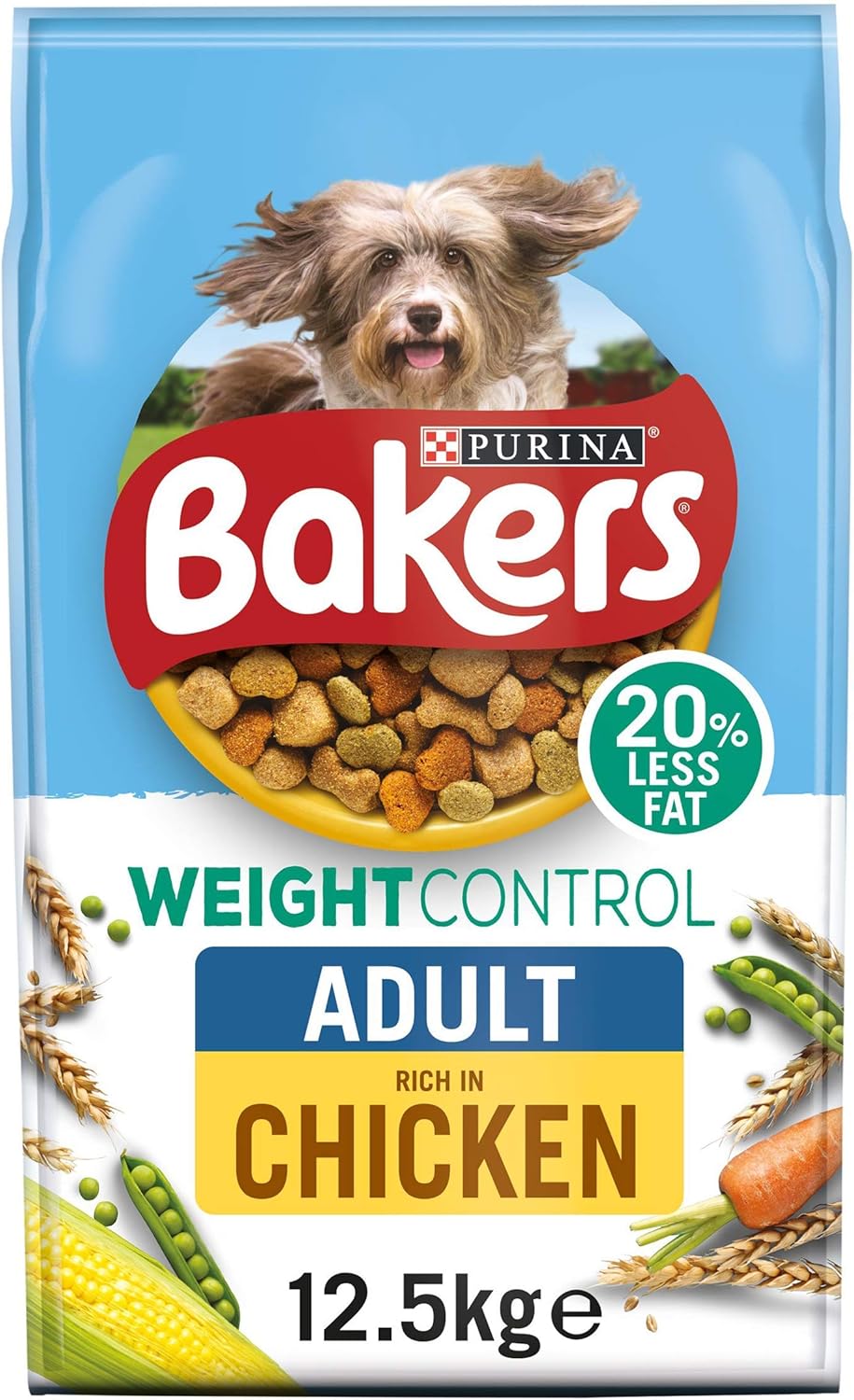 Bakers Weight Control Dry Dog Food Chicken 1.1kg Amazon.co.uk Pet