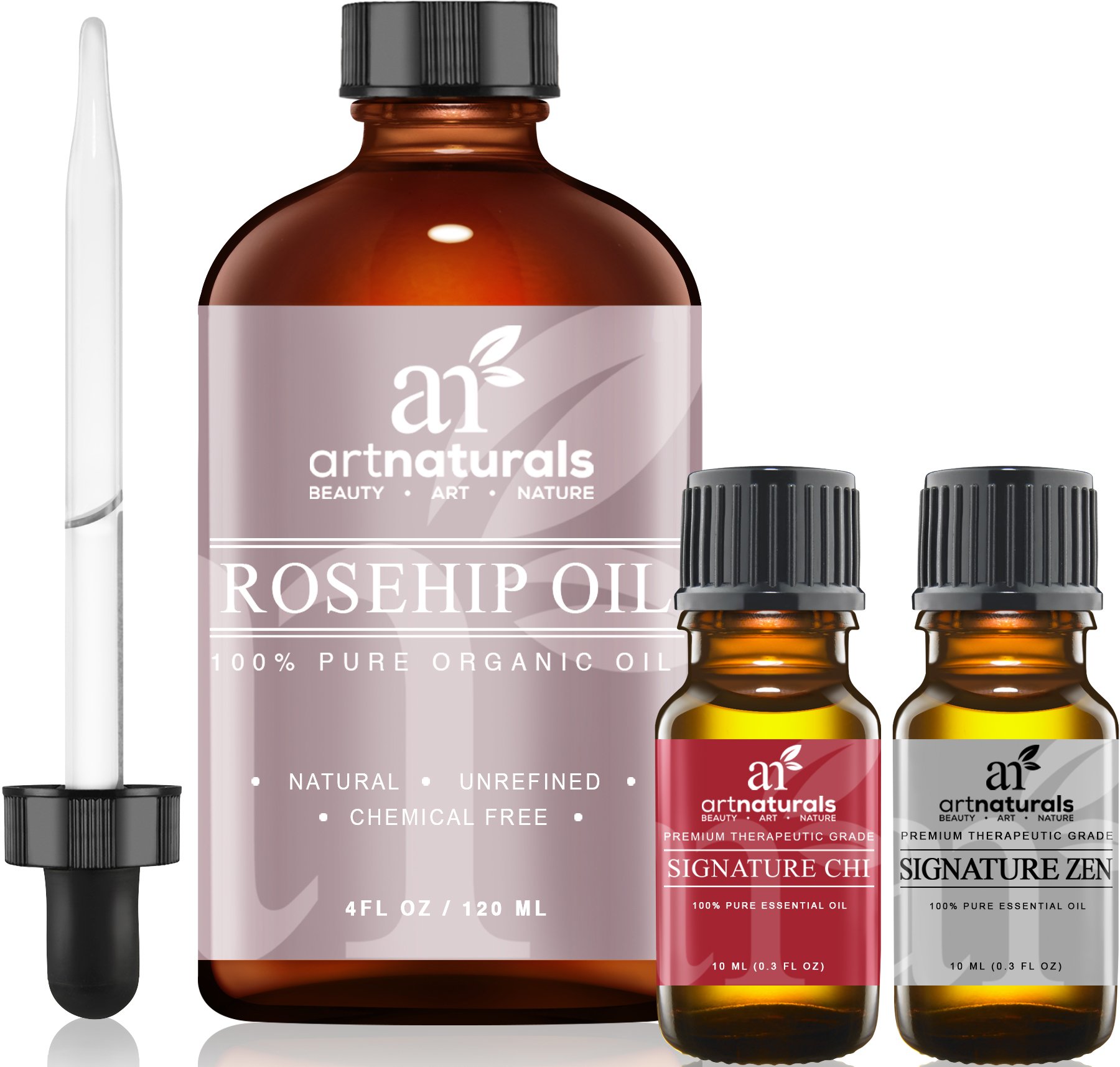 Art Naturals Rosehip Seed Oil 3 Piece Set - 100% Certified Organic - Pure Vir.. 9 81kc3LNBzSL