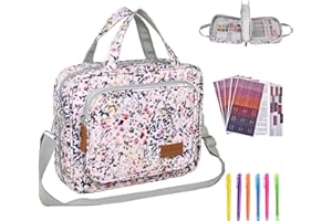 DERSTUEWE Deluxe Bible Cover Case with Gift Box – Crossbody Bible Bag with Bookmarks, Pens & Stickers, Perfect for Bible Lovers, Purple