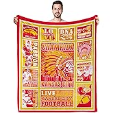 Sherpa Blanket Gifts for Men Women Boys, for Sports Lovers, Blanket Sofa Bed Couch 60"x 50"