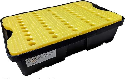Draper 12263 Drip Tray 20L Heavy Duty HDPE Oil Chemical Spill Catch Pan