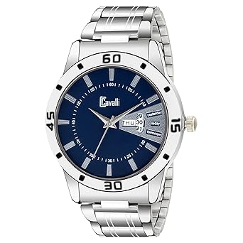 Analogue Blue Dial Day and Date Mens & Boys Watch - CSP12547
