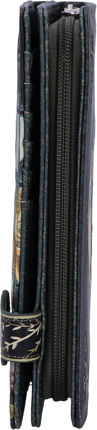 Nemesis Now Lisa Parker Adventure Awaits Calico Cat Ship Embossed Purse, Polyurethane, Black, 18.5cm - Image 3