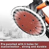 STE BRUAM 30Pcs 225mm Sanding Discs 6 Hole Hook & Loop 40-240 Grits view 5