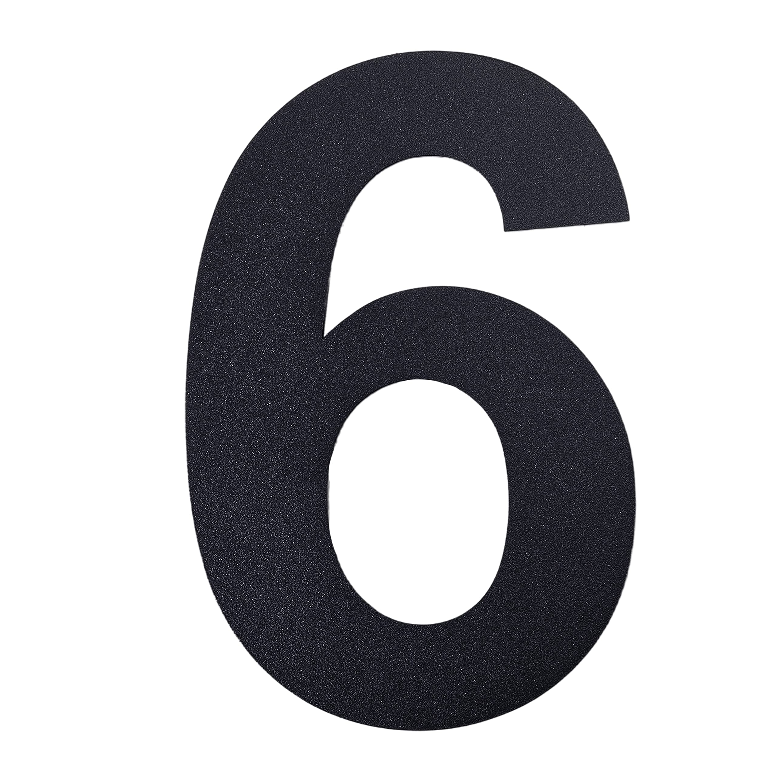 nanlyiau Hausnummer Anthrazit Edelstahl Hausnummer große Höhe 8in/20.5 cm massivem Stahl in Anthrazit - RAL 7016 ,Witterungs- und korrosionsbeständig (7016 8in6/9)