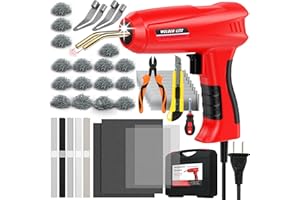 Welderelite Plastic Welder Kit 150w,1600pcs Hot Stapler, Plastic Welding Kit, Car Bumper Repair Kit,Plastic Welding Gun,Plastic Repair Kit,Hot Stapler Plastic Repair Kit