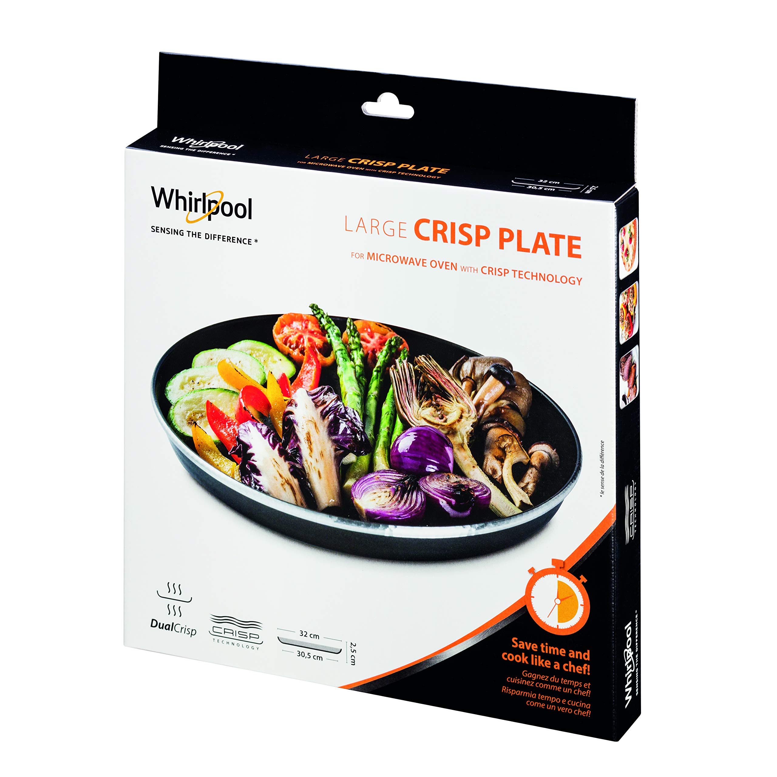 Whirlpool AVM290 Microwave Accessory/A Crisp Plate Medium Thin ø29 cm/Also  Suitable for Bauknecht Microwave Diameter 30.5 cm- Buy Online in Bahamas at  bahamas.desertcart.com. ProductId : 51786933.