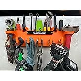 Big Rack Double D Tool Rack for Utility & Lineman Buckets – Heavy-Duty Bucket Organizer with Double D Hooks, Magnetized Tool Pockets & 325 lb Load Rating