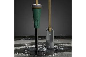 überleben | Zünden PRO Ferro Rod Fire Starter Survival Tool – Up to 15,000 Strikes, 3/8" Thick Fire Steel with Wood Handle, Striker & Lanyard – Waterproof Camping Essentials