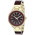 Anne Klein Women's Premium Crystal Accented Resin Bangle Watch