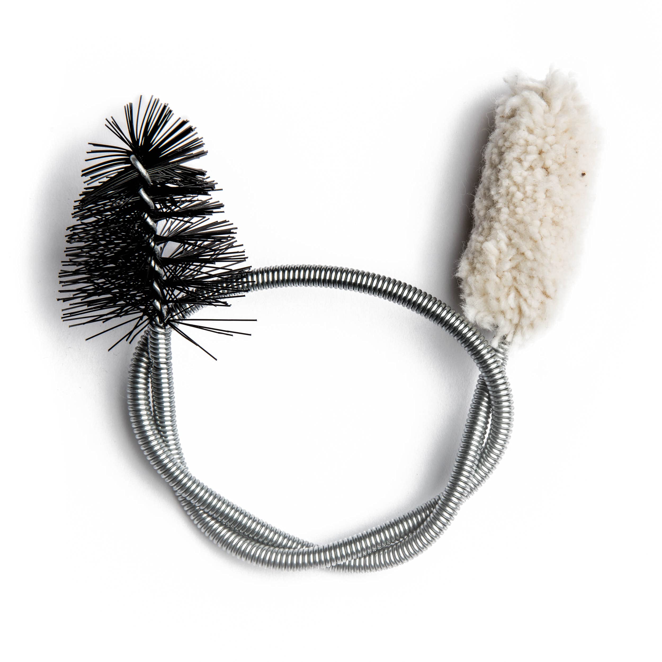 Jim Dunlop Saxophone Cleaning Brush - Black Nylon Bristles & Cord, Metal Weight