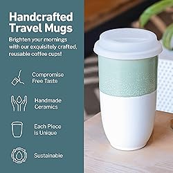NOVA CERAMICS Travel Mug - Tea Tumbler– Microwave