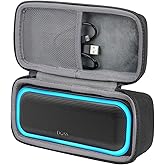 co2CREA Hard Travel Case Replacement for DOSS SoundBox Pro Portable Wireless Bluetooth Speaker (Black)