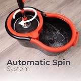 DIVCHI Spin Mop Bucket Set Extendable Handle 360 Rotation Mop Head Floor view 7