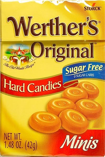 WERTHER’S SUGAR FREE MINIS, ORIGINAL, 1.48 OUNCE