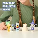 Bluey Halloween Figures Pack of 4 – Articulated Small Toys Bingo Chloe Lucky view 6