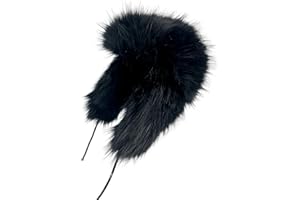 YFJNV Y2K Faux Fur Russian Hat, Soft, Warm Winter Trapper Hat with Earmuffs for Men and Women