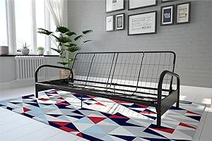 DHP Vermont Metal Futon Frame, Black