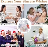 Zuimei 36 Pcs Thank You Keyrings with Cards Organza Bags Appreciation Gifts view 5
