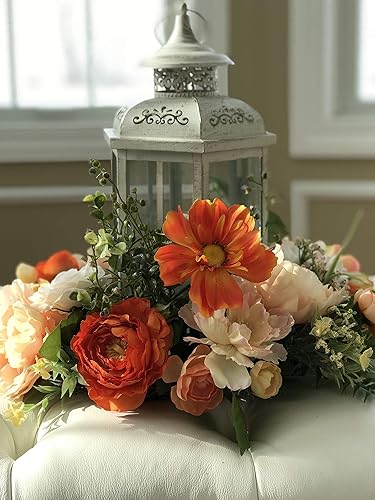 Amazon Com Hurricane Vase Centerpiece Floral Candle Ring Home