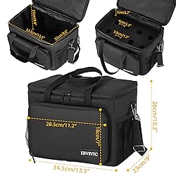 IBVIVIC 8 Slots Wireless Microphone Case with