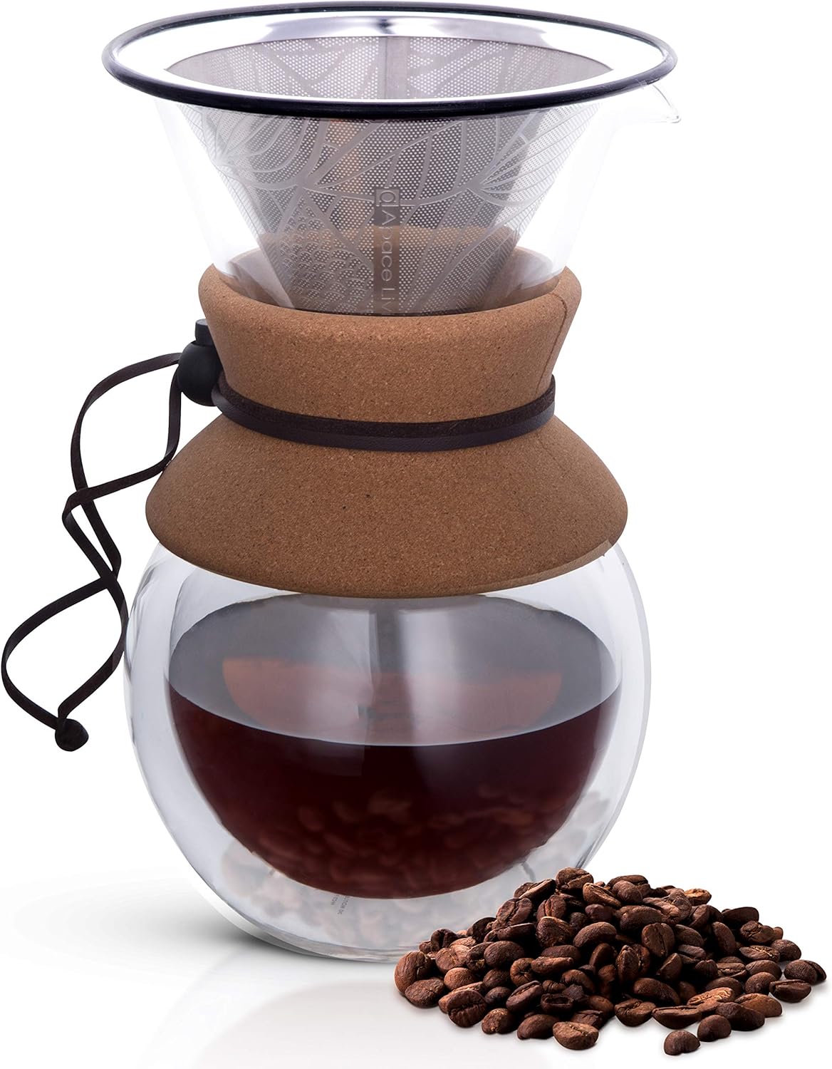 Perfect for Chemex Hario Bodum & Other Coffee Makers Paperless Coffee Filter for Sustainable