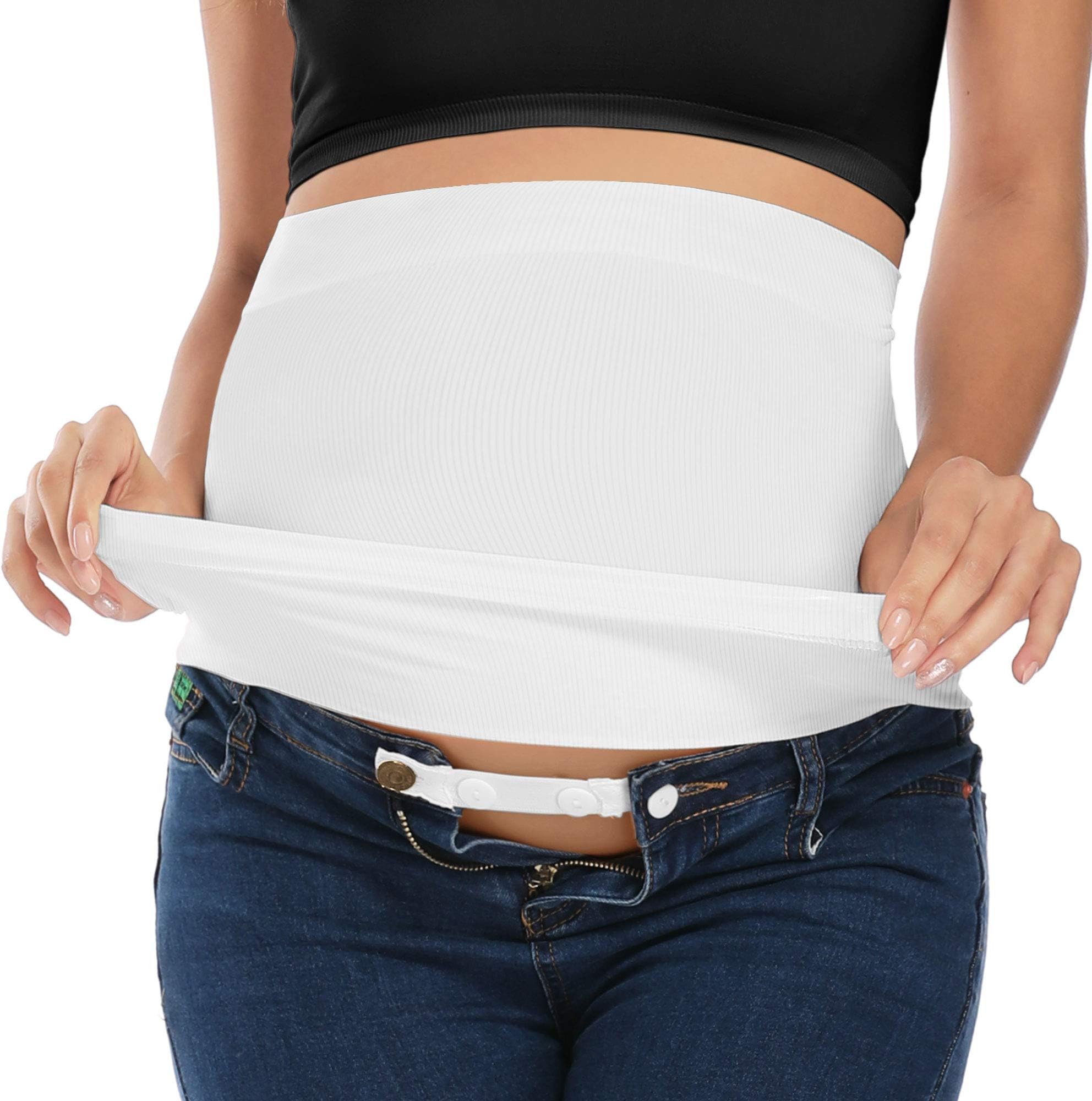 Yeshape Belly Band for Pregnancy White S