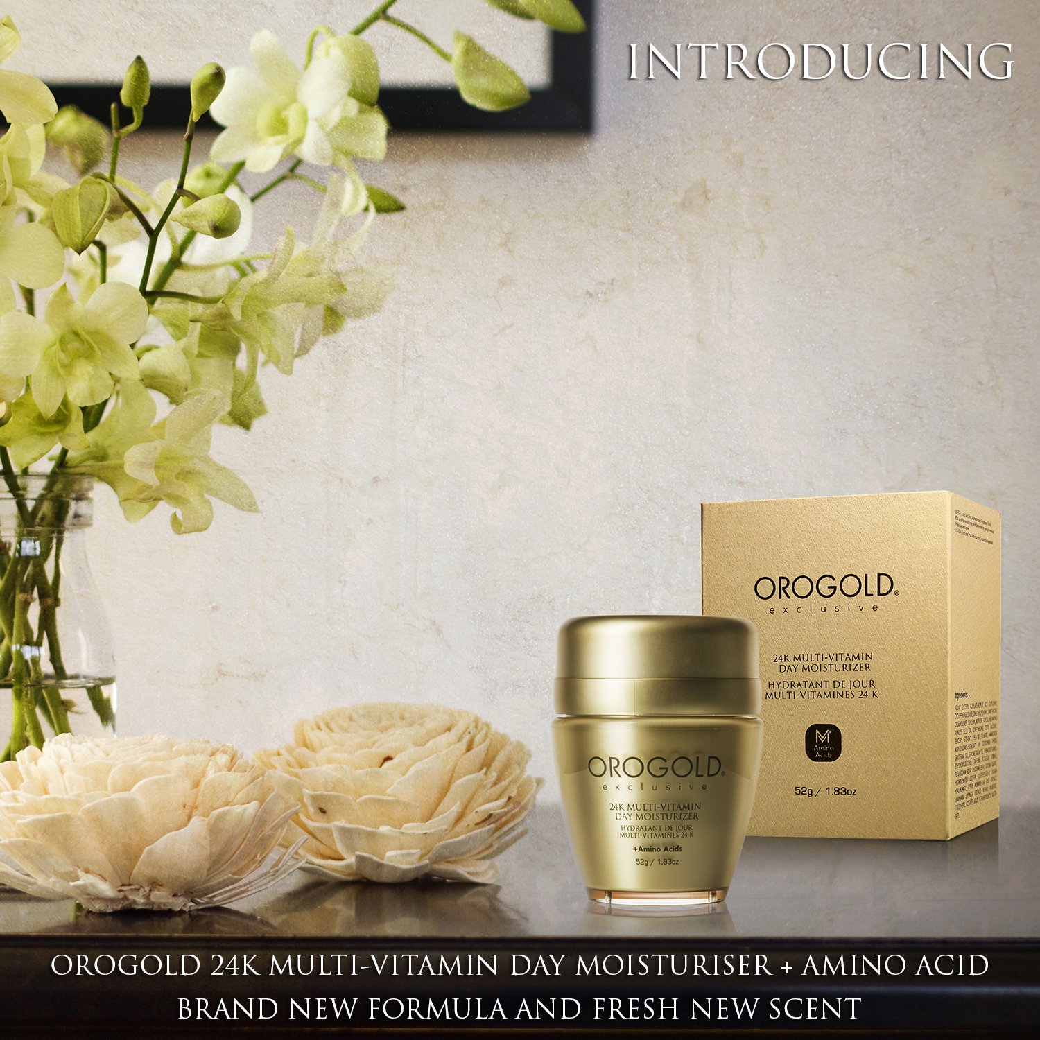 OROGOLD 24K MultiVitamin Day Moisturizer with Amino Acids, Day Cream