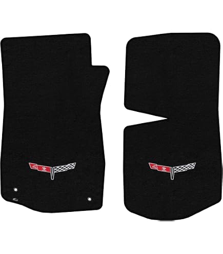 thumbnail image 2 of Lloyd Mats C3 Corvette Carpet Floor Mats – Black With Silver Stingray Logo (1968-1982) 2 of 6