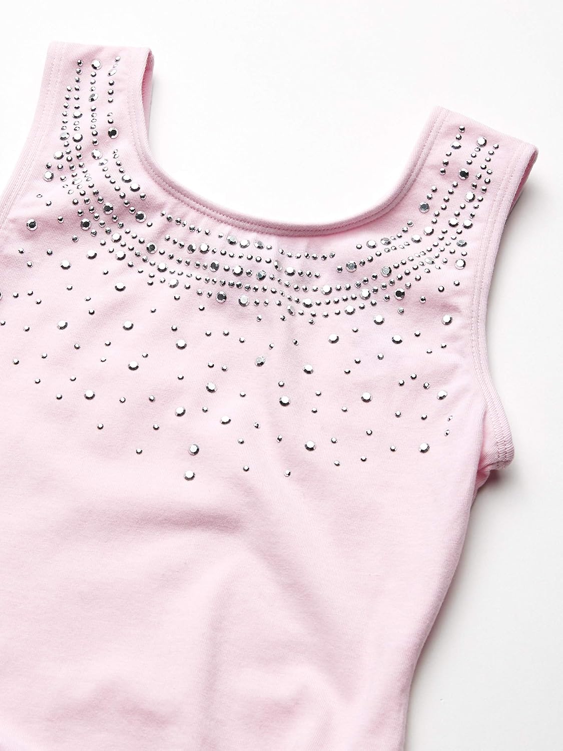 Jacques Moret girls Performance Tank Leotard W/Front Liner: Clothing