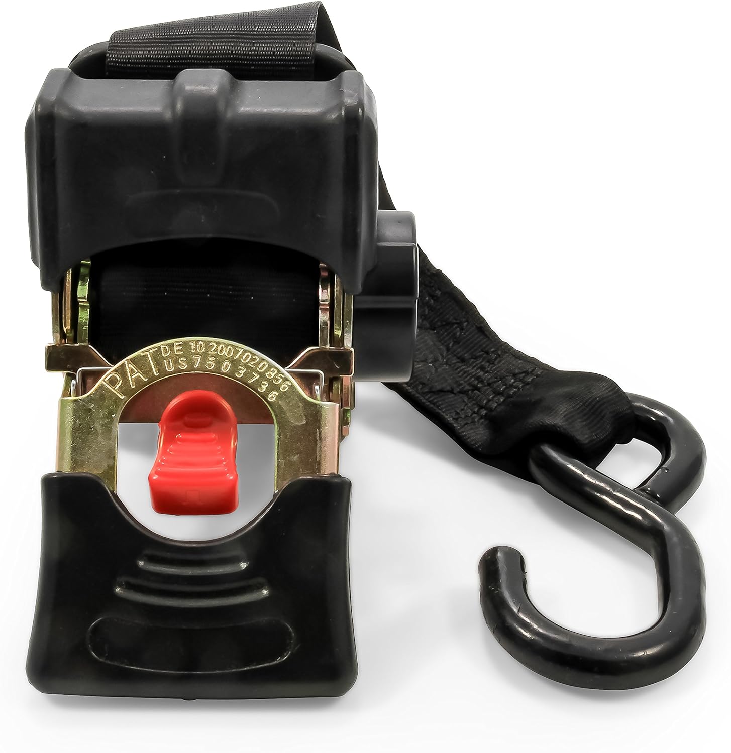Camco 50030 Retractable Transom Tie Down Strap (2” Width, 5.5’, Bolt-On): Automotive