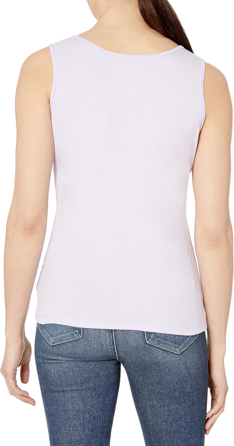 Hanes Women's Mini-Ribbed Cotton Tank at  Women’s Clothing store