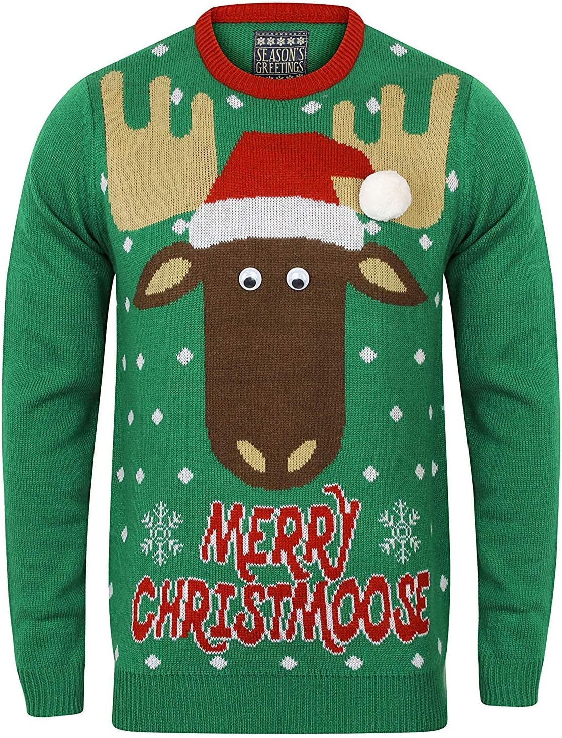 Seasons Greetings Mens Christmas/Xmas Jumper