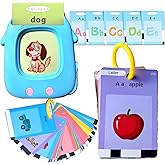 Talking Flash Cards, Preschool Learning Activities, Montessori Toys for 1+ Year Old, Educational Toys, Pocket Speech Therapy Materials with 274 Durable Plastic Words, Valentine Gifts for Boys & Girls