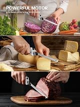 Reemix Electric Carving Knife Set with Two Blades and Serving Fork view 4