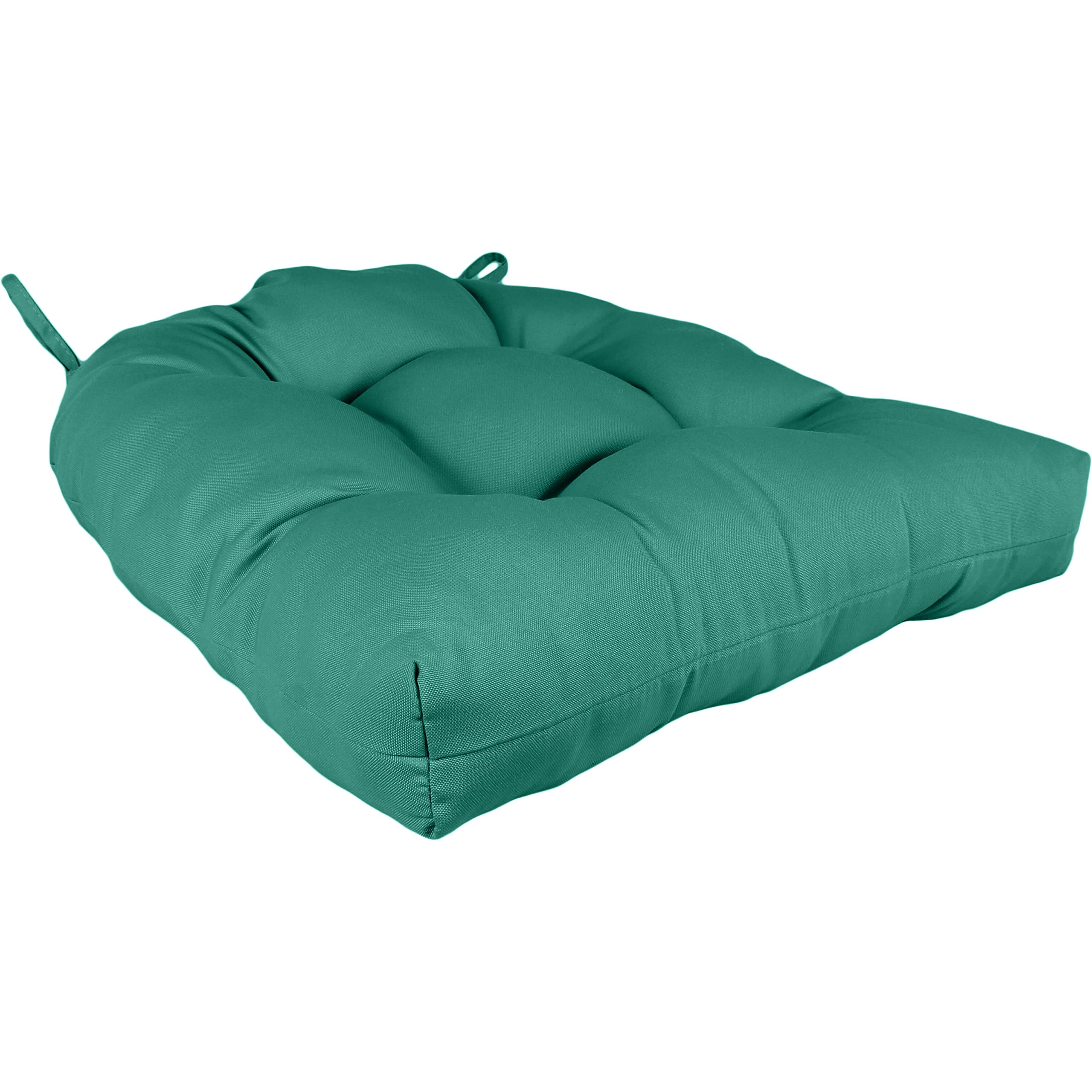 Photo 1 of College Covers Everything Comfy Indoor/Outdoor Seat Patio D Cushion, 1 Count (Pack of 1), Teal