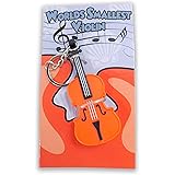 MunnyGrubbers - World's Smallest Violin Keychain Playable with Music - Press The Button to Play a Sad Song - Boohoo; Send You