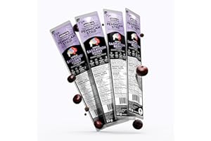 Mitsoh Bison Pemmican Meat Snack – Saskatoon Berry Flavour, Indigenous Superfood, Grass-Fed Bison, High Protein, Gluten-Free,