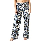 Hello Mello Signature Lounge Pants Womens Soft Pajama Bottoms Elastic Waistband Drawstring Tie